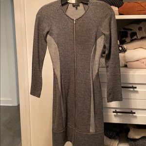 Theory cotton blend zipper dress Size 00